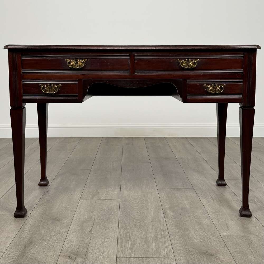  Antique 20th Century Writing Table In Mahogany 