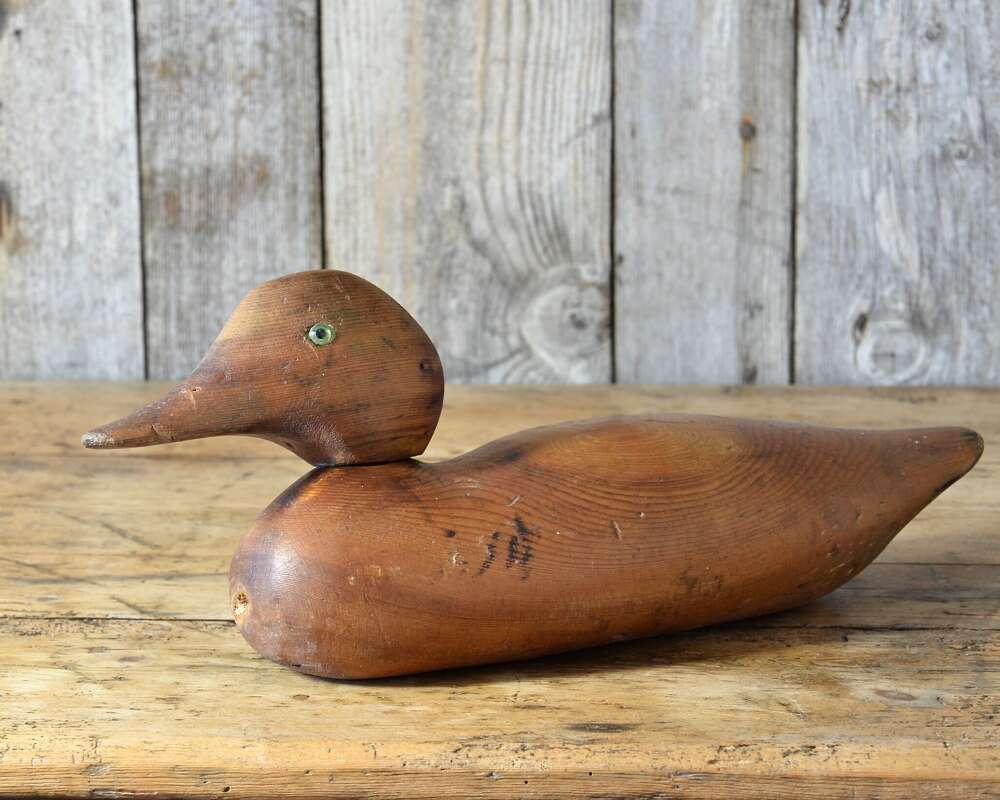 Carved Duck Decoy