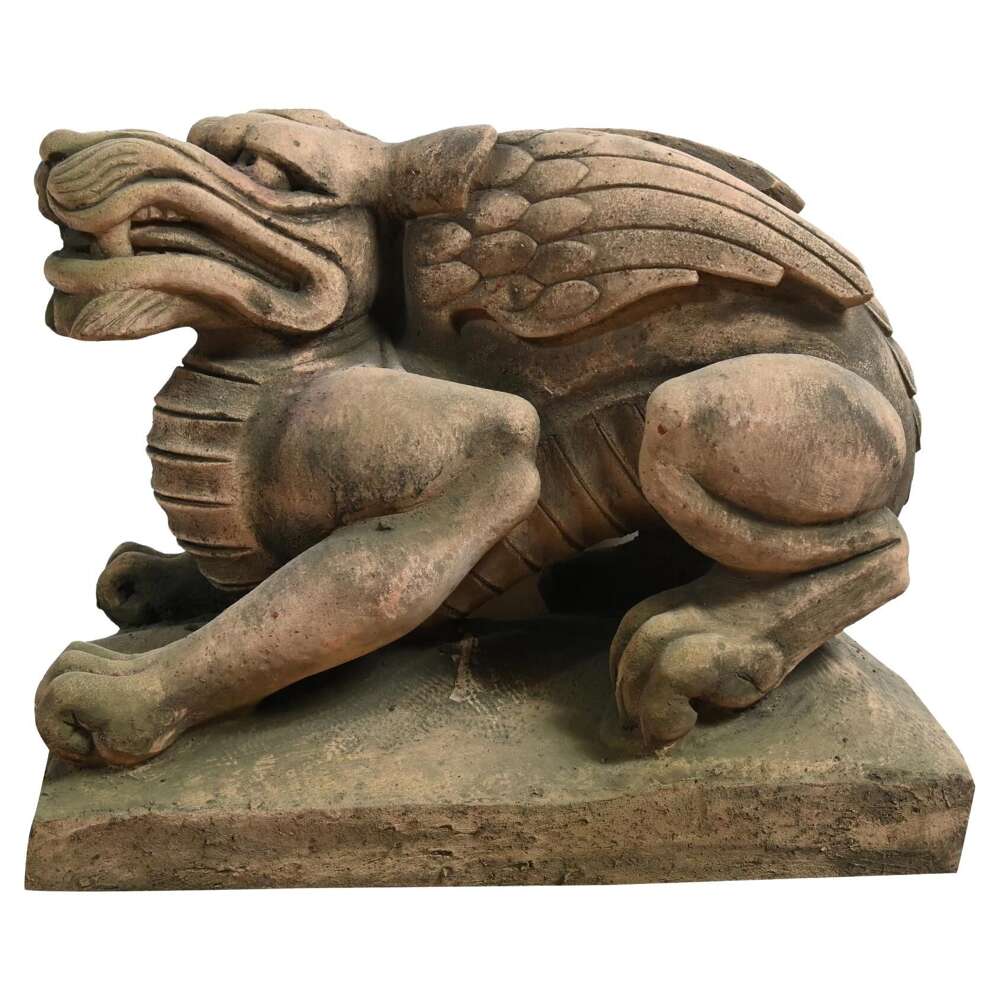 English Stone Gargoyle Garden Statue