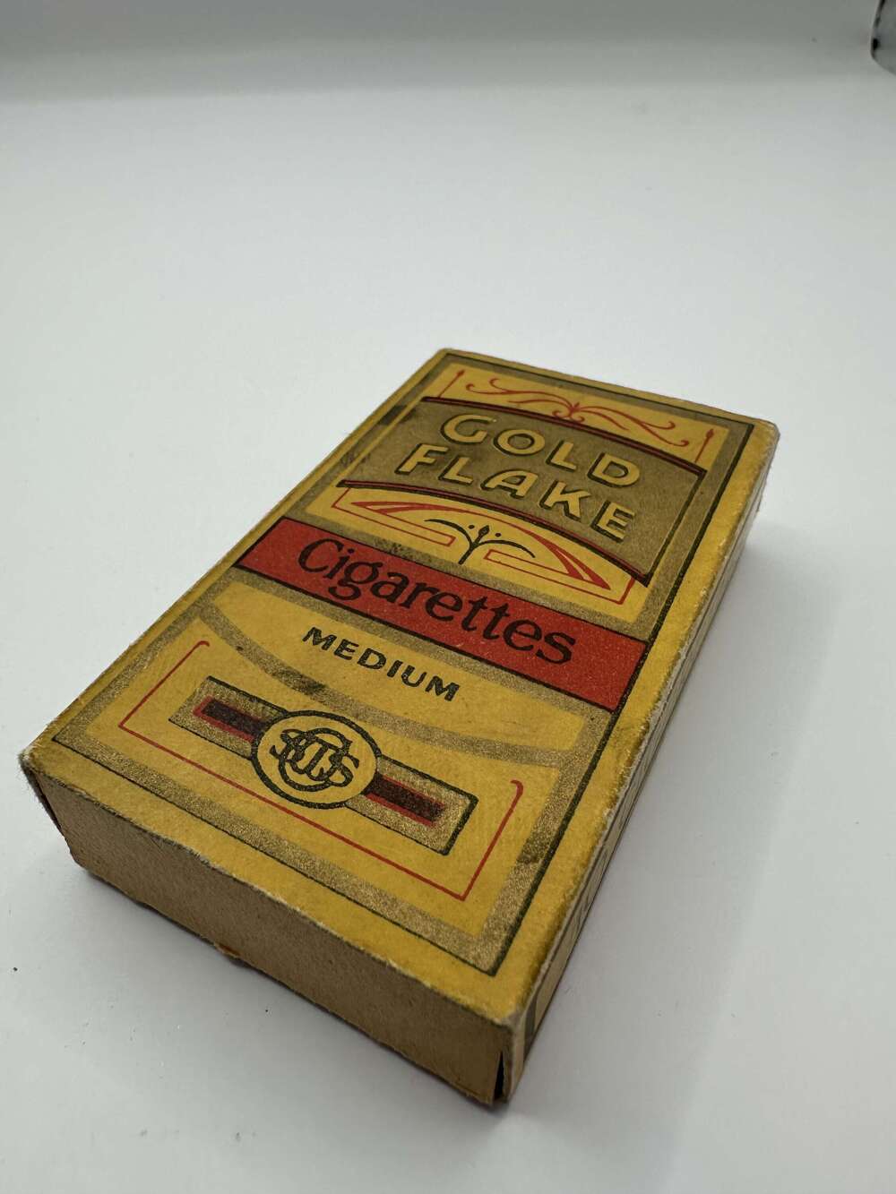 Gold flake cigarette packet