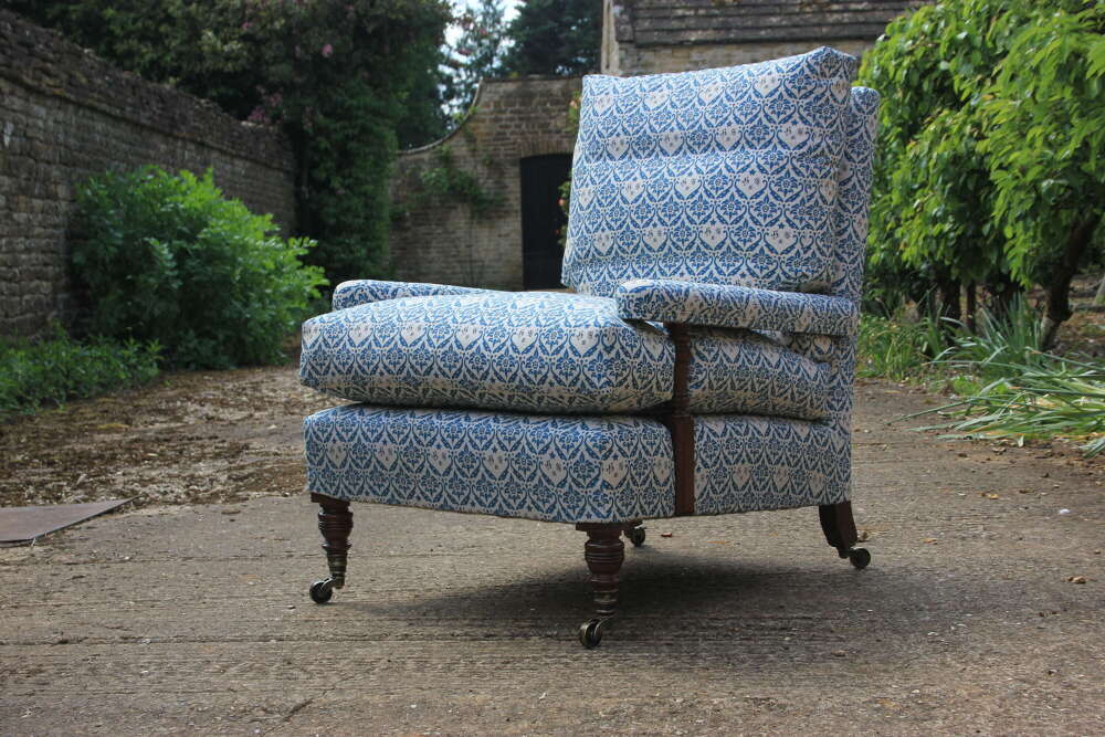 Early howard and sons open armchair