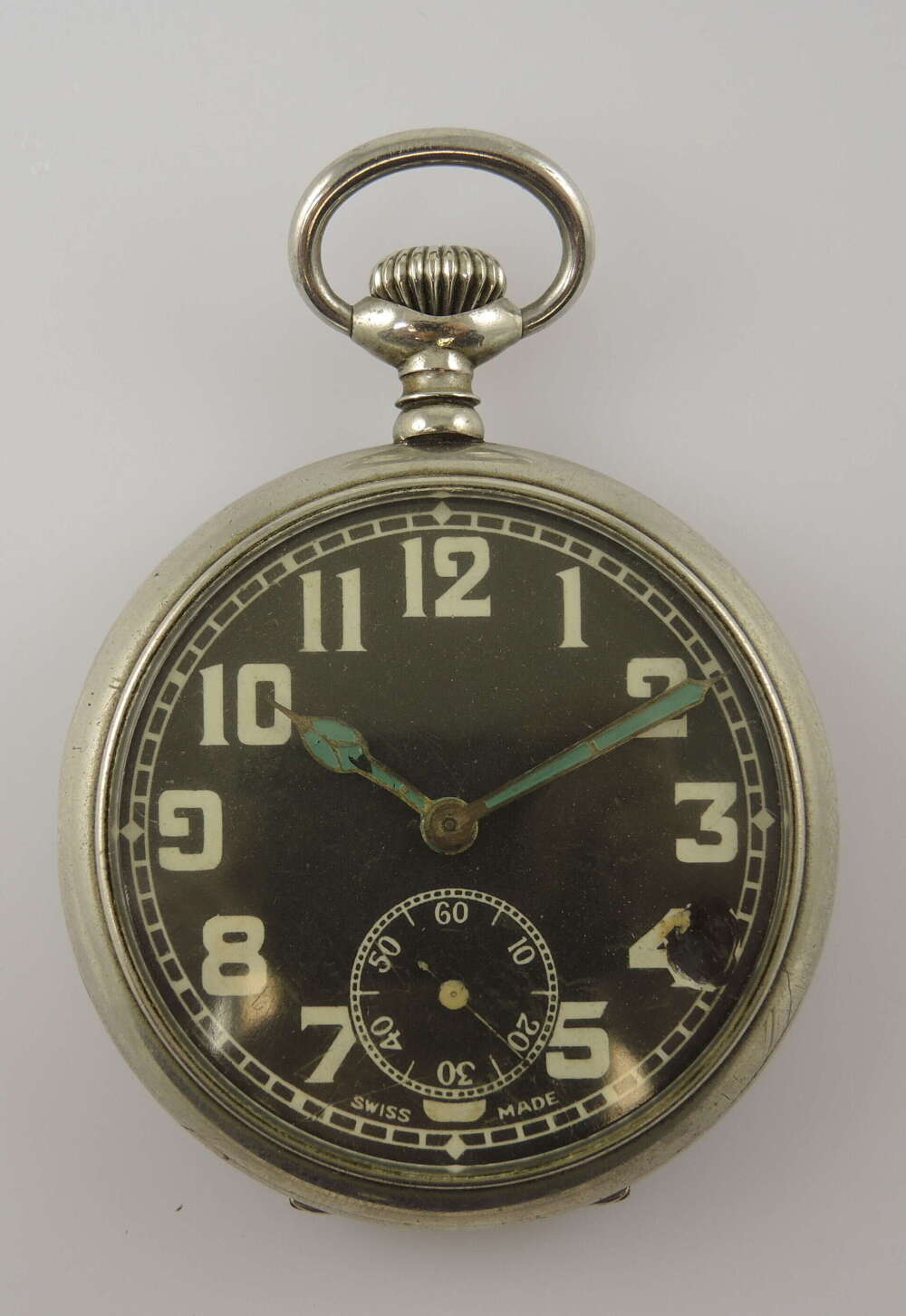 First World War pocket watch by Paul Garnier for RA c1915