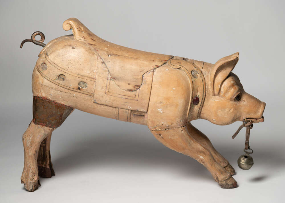 Antique French Carousel Pig