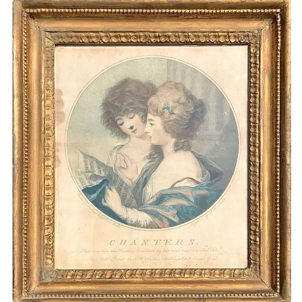 &ldquo;Chanters&rdquo; Stipple Engraving After Rev Matthew William Peters, R.A. (1741-1814)