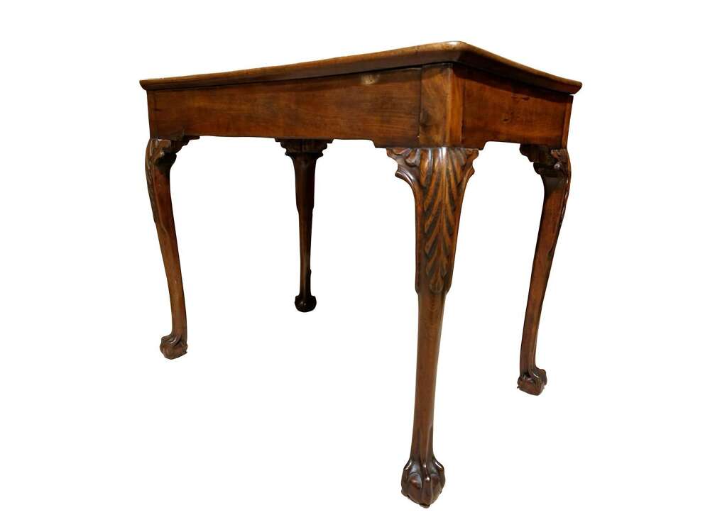 Irish Mahogany Silver Table