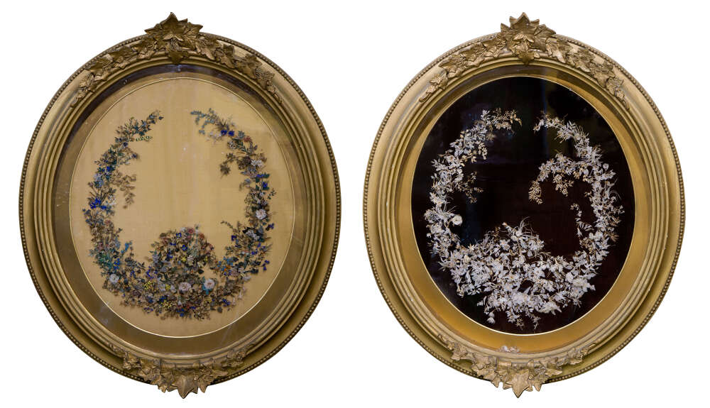 Pair of floral still lives
