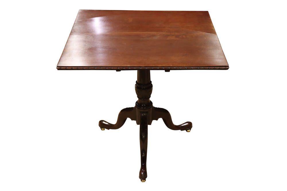 An Irish Square Snap Top Table
