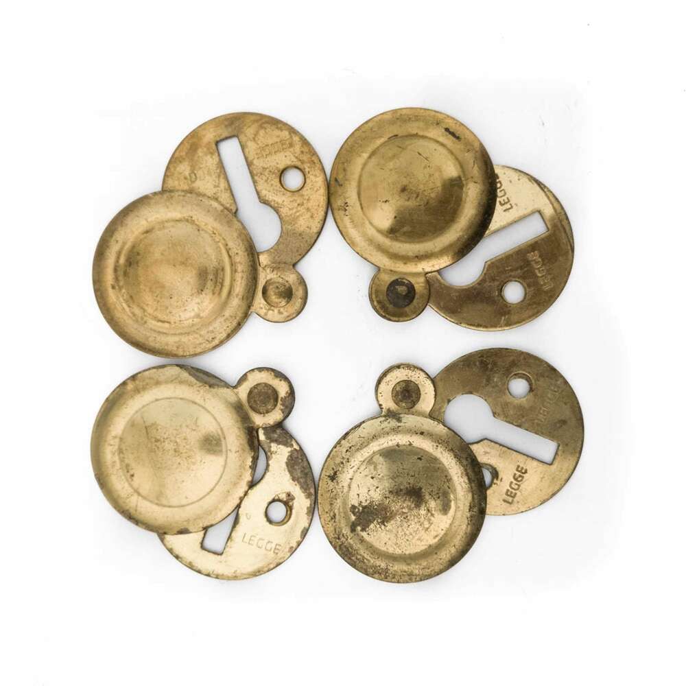 Reclaimed Brass Escutcheons