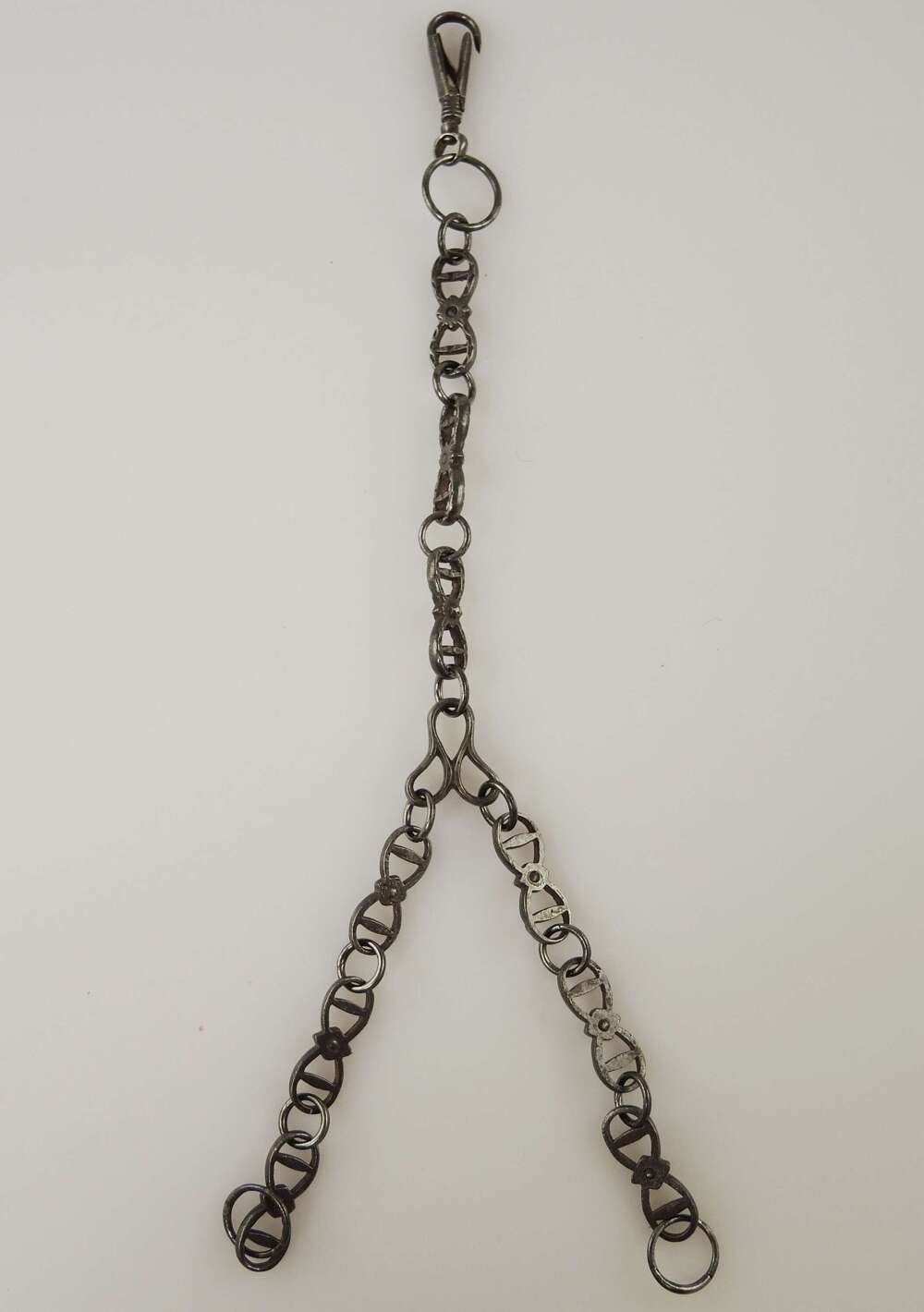 Georgian cut steel chatelaine c1750