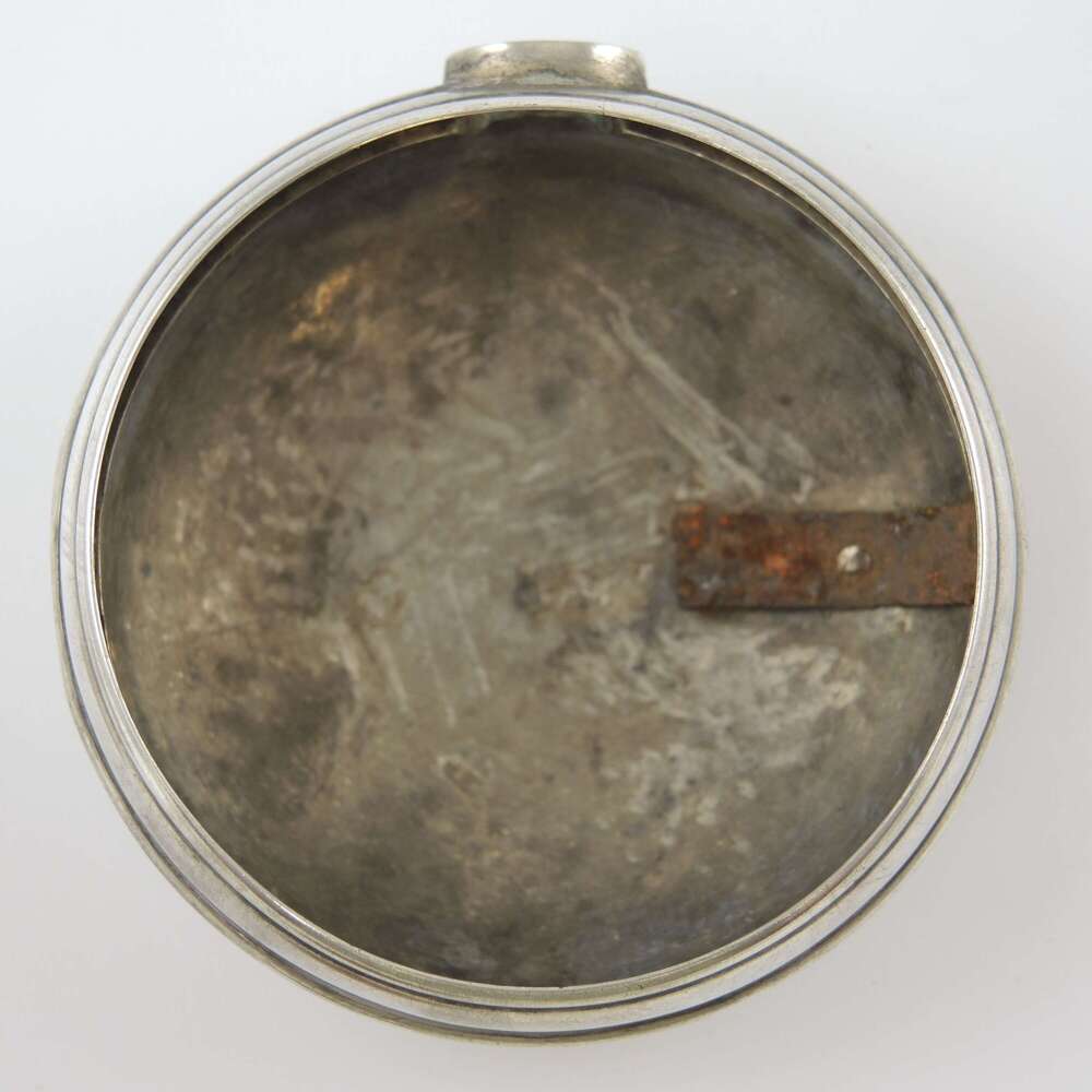 English silver outer case for a pair case 1834