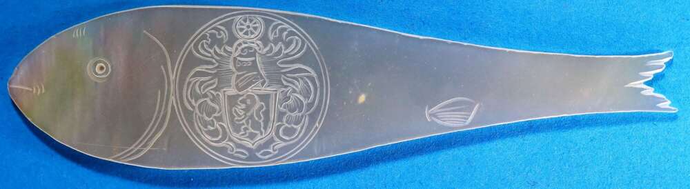 Rare armorial fish for Charles DUBOIS