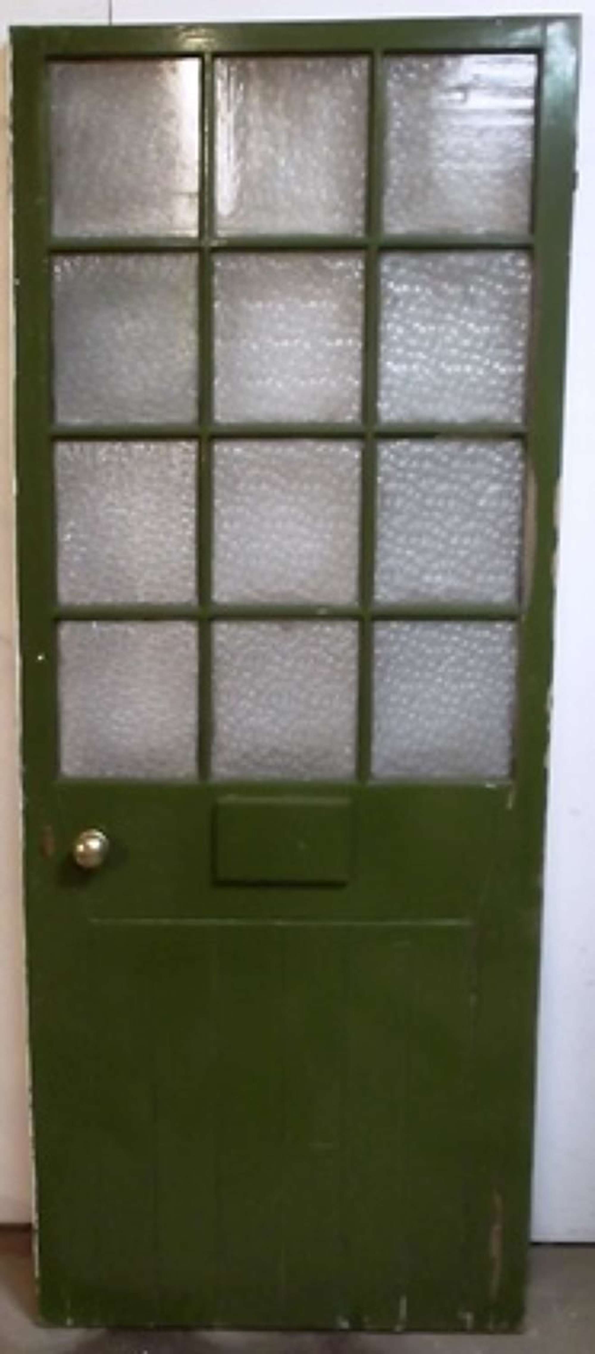 DE0396 Edwardian Glazed Front door with 12 glazed Panels
