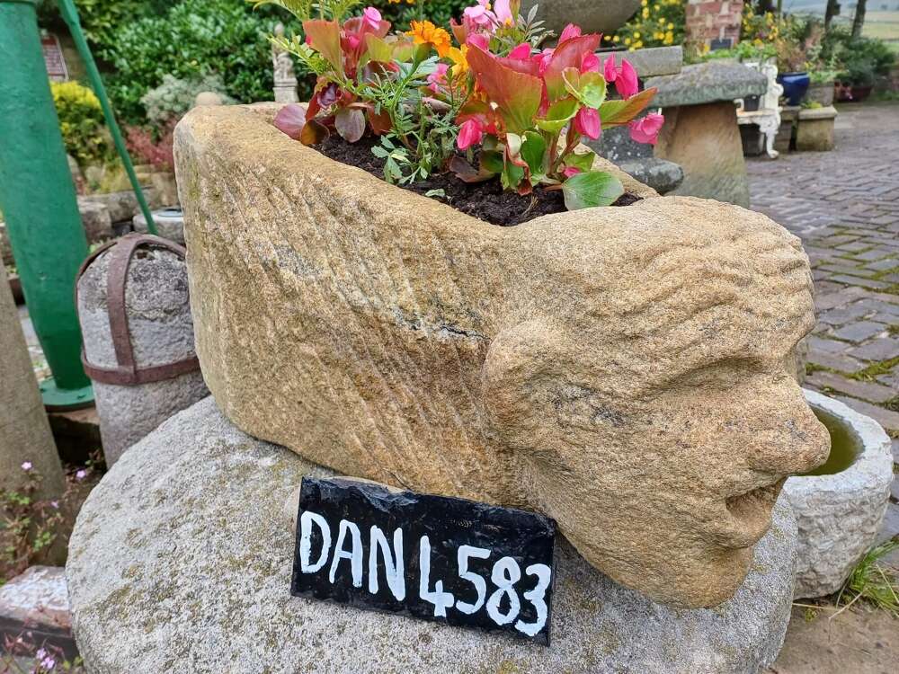 Old Yorkshire Gargoyle Water Spout Trough