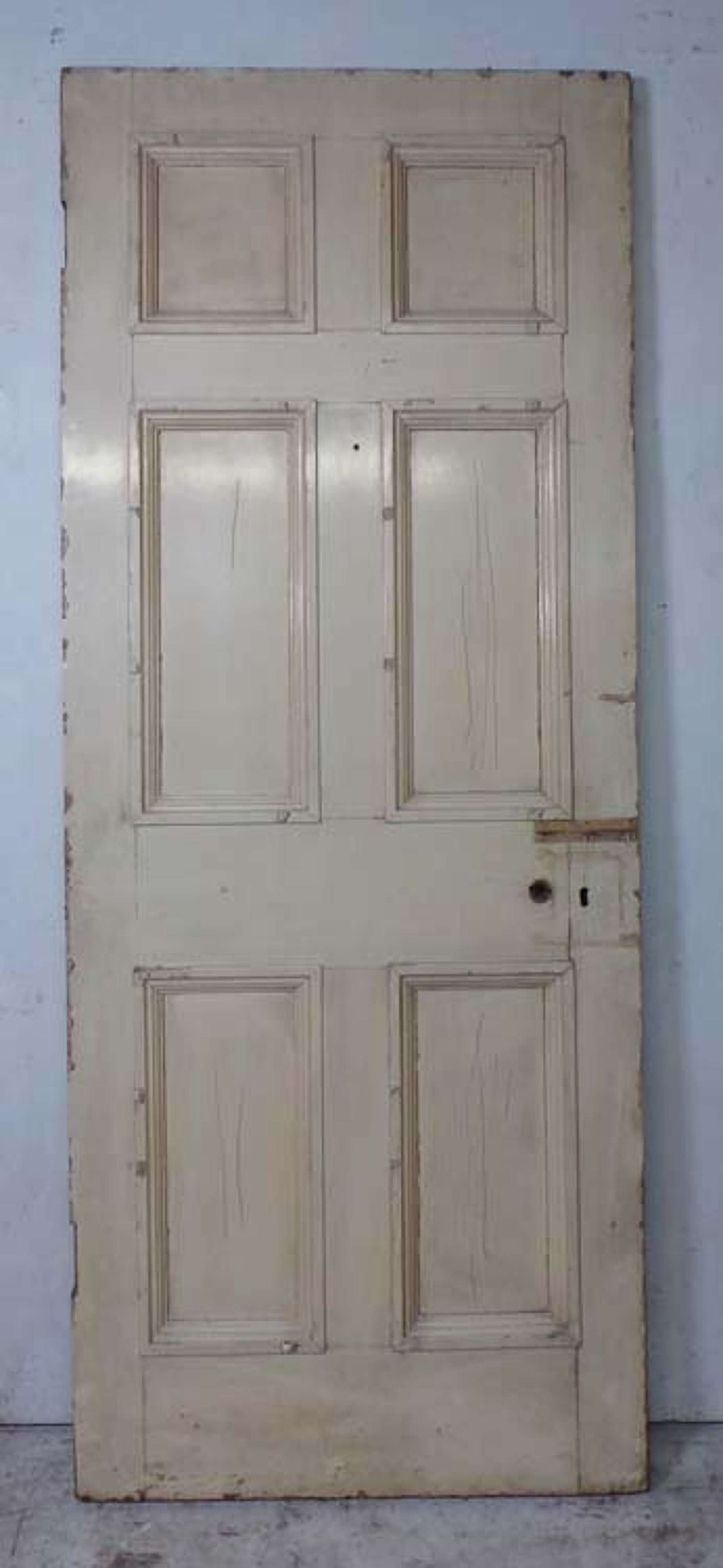 DB0604 LOVELY VICTORIAN SIX PANELLED PINE DOOR