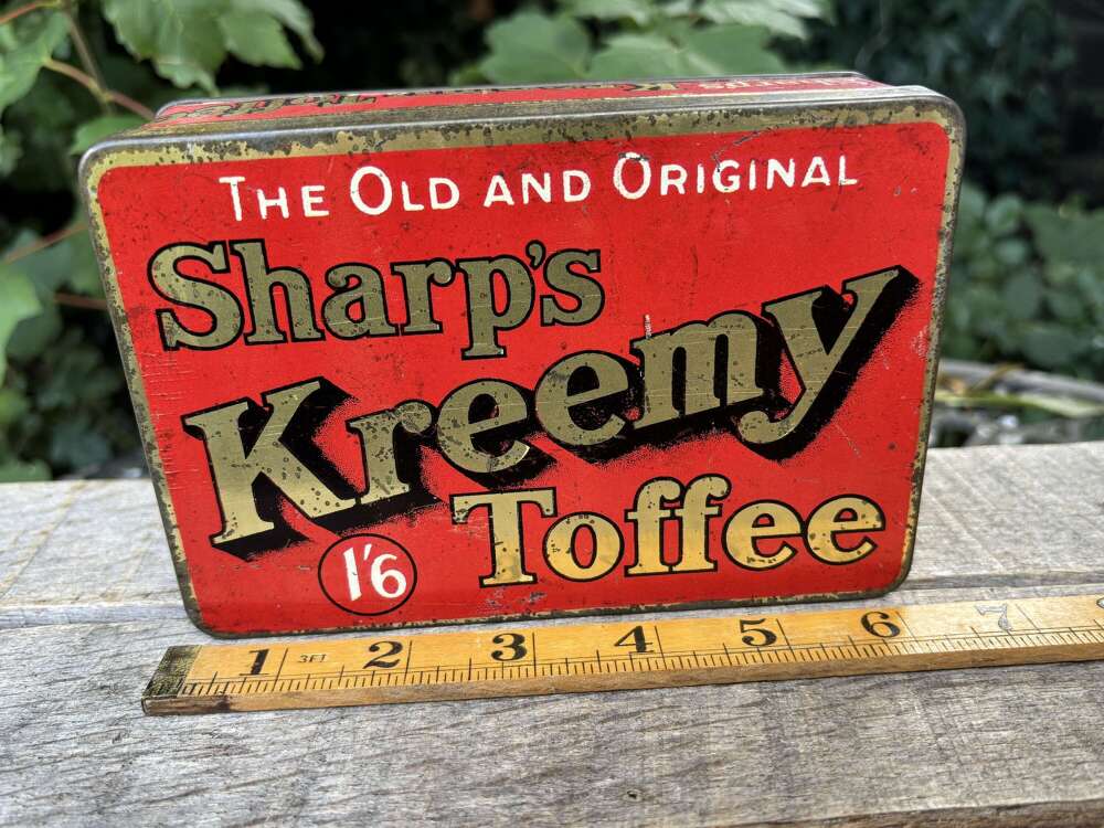 Sharp's Kreemy Toffee Tin c1920s