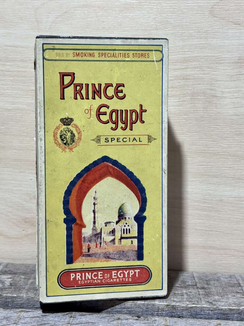 Prince of Egypt 50 Cigarette Tin c1920s
