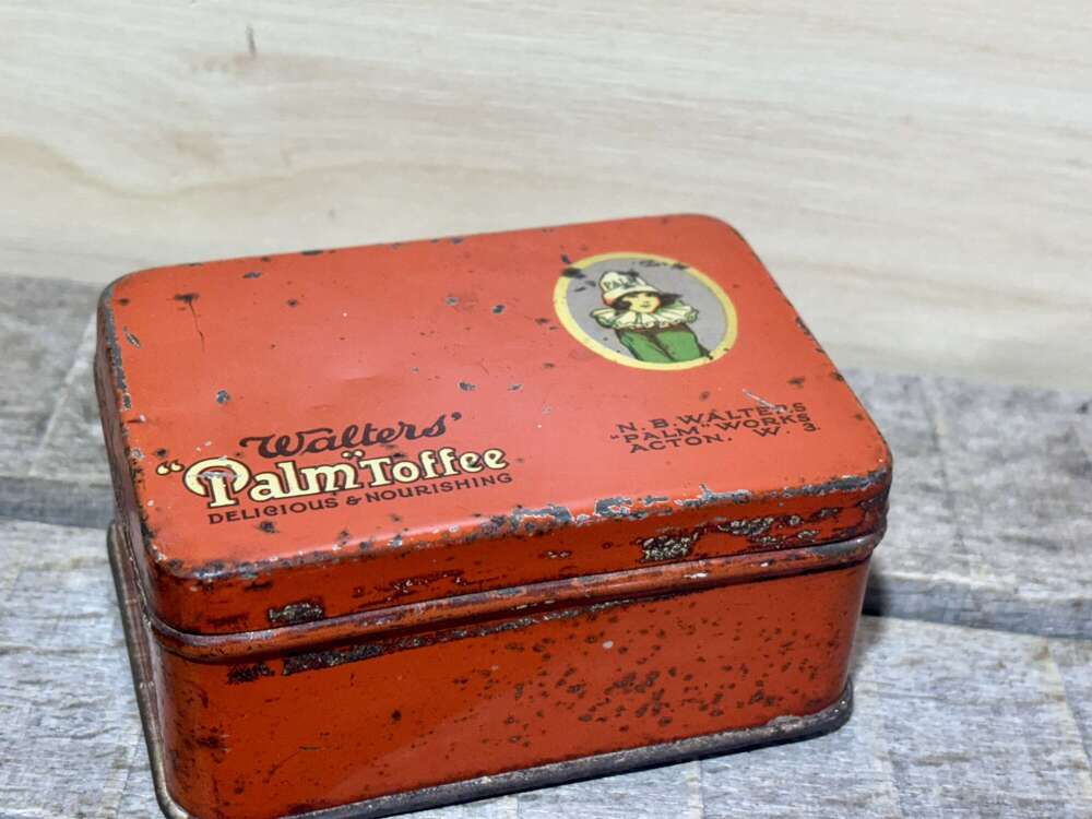 Walter&rsquo;s Palm Toffee Tin c1920s