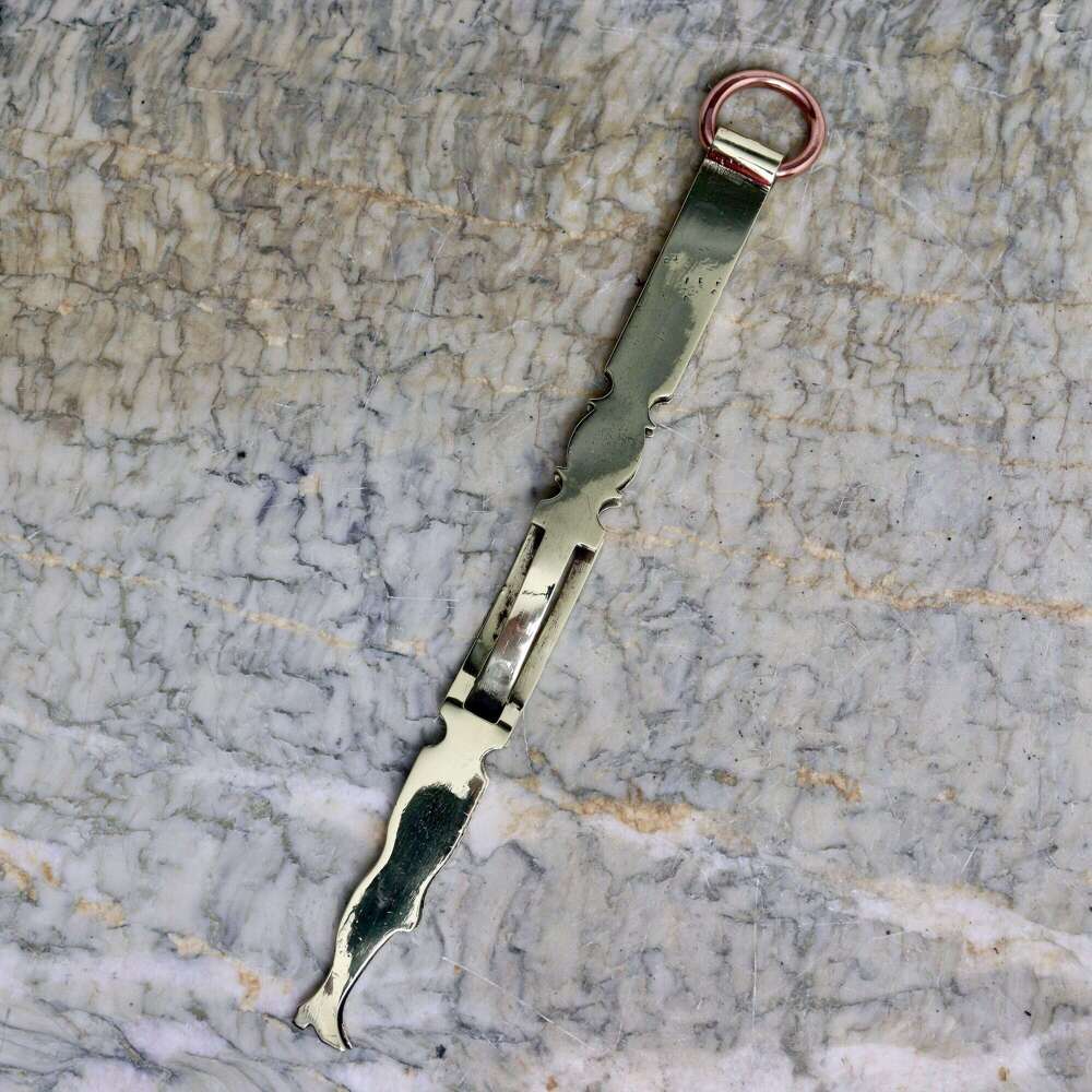 Unusual, Large, Brass Tweezers