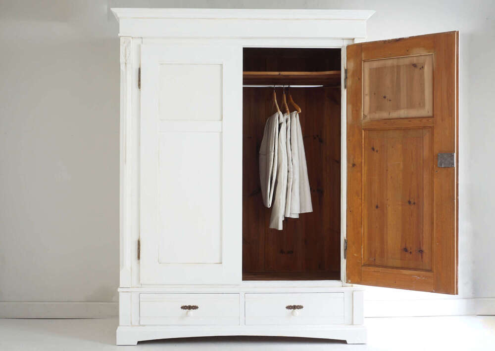 Antique Continental wardrobe (knockdown)