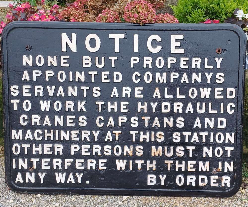 L.&n.w. Railway.cast- Iron  Sign