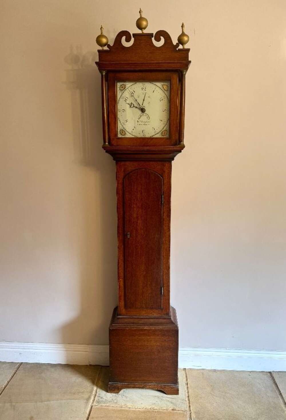 Fine Quality Antique George III Mahogany Long Case Clock