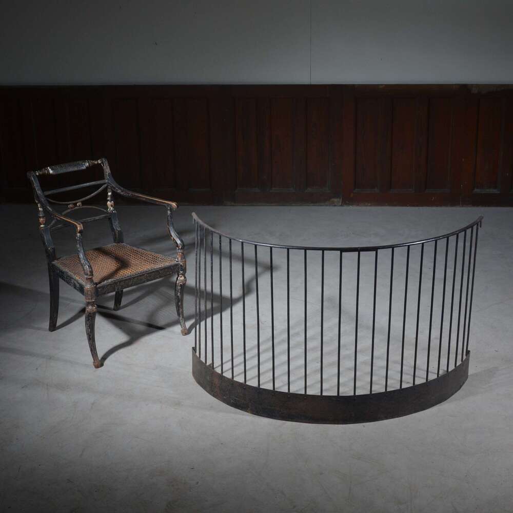 Wrought iron nursery fender
