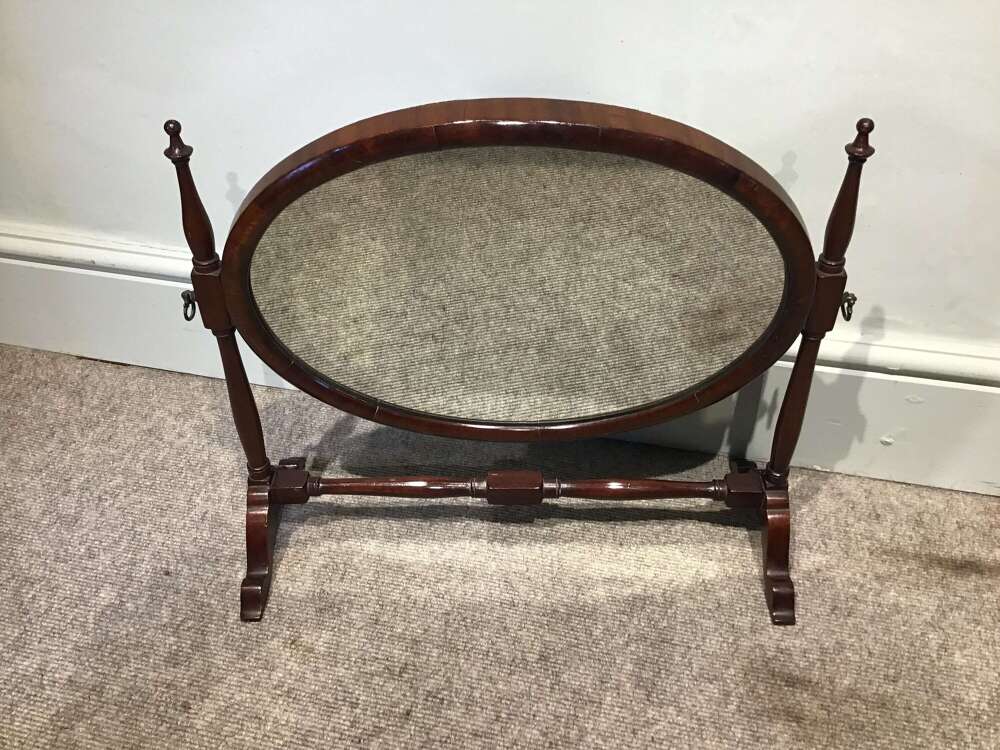 Late Georgian toilet mirror