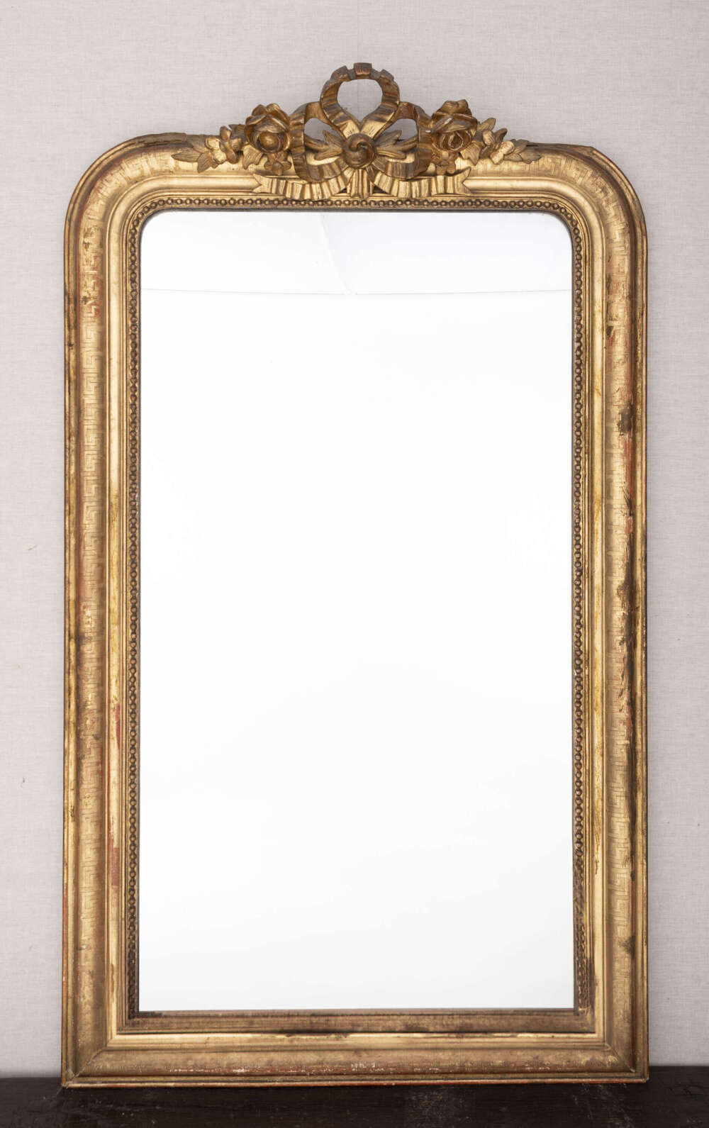 Antique French Louis XVI Giltwood Mirror 18th Century