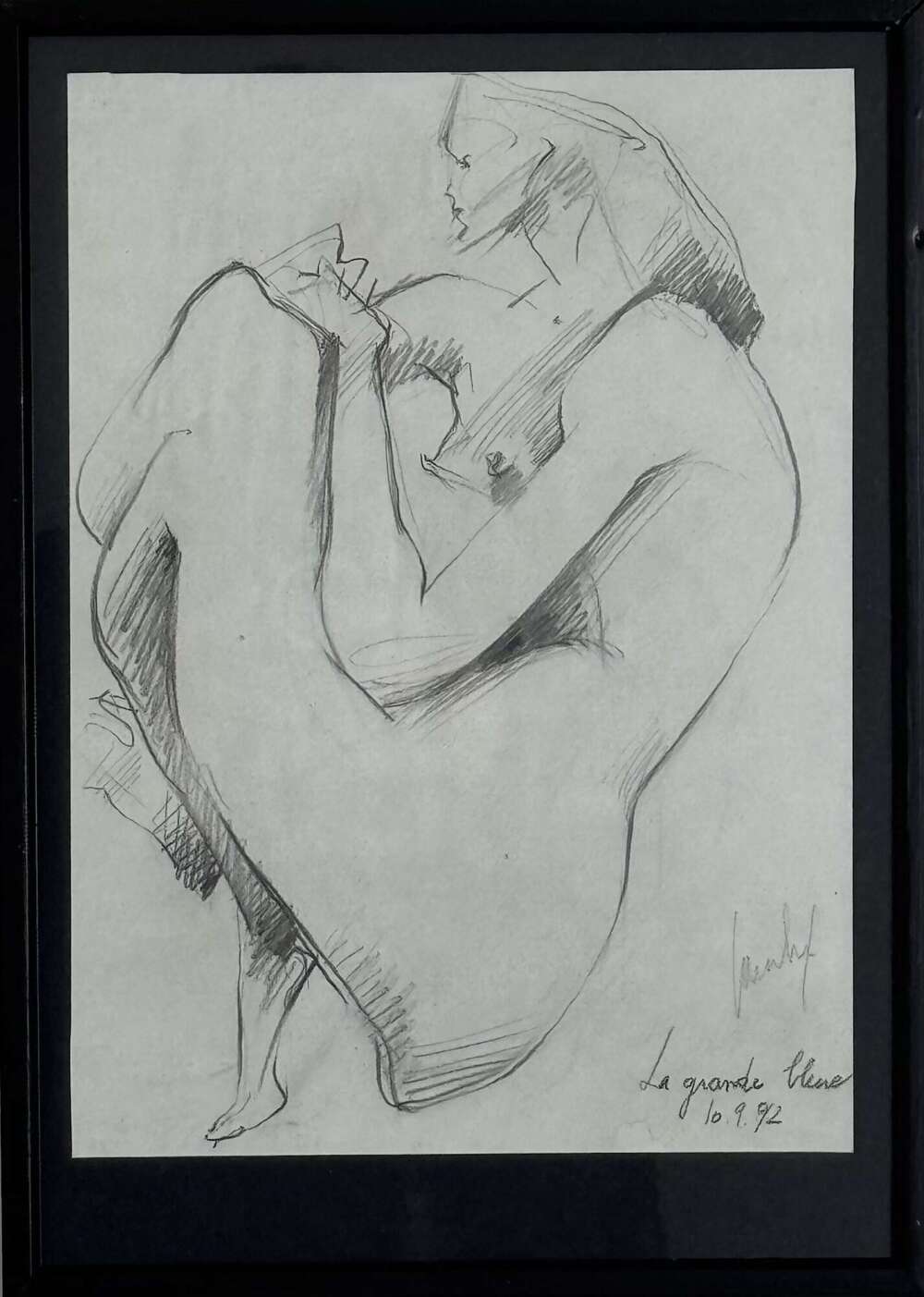FRANCOIS BOUCHE FEMALE NUDE STUDY