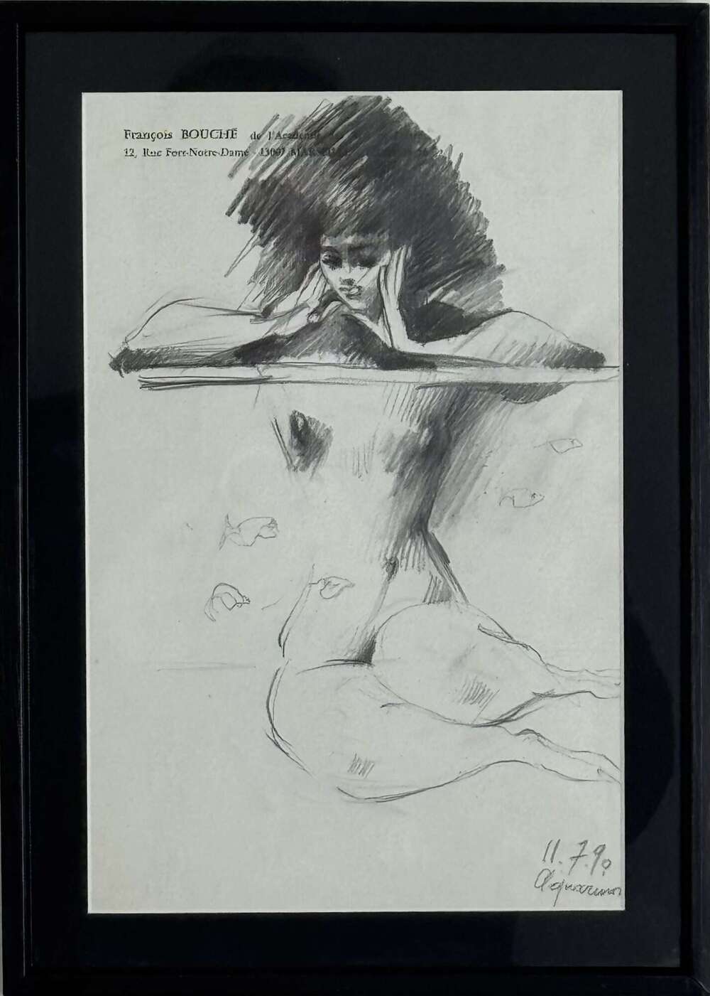 FRANCOIS BOUCHE NUDE FEMALE STUDY
