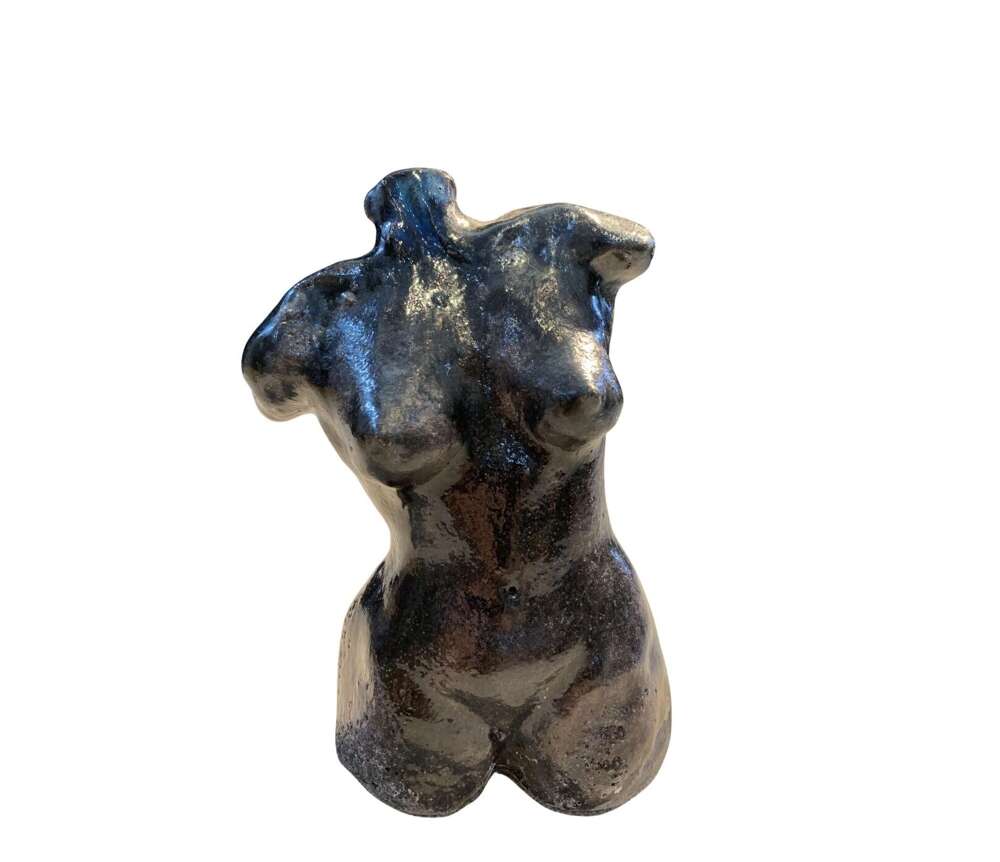 Anna Scholz glazed ceramic female torso