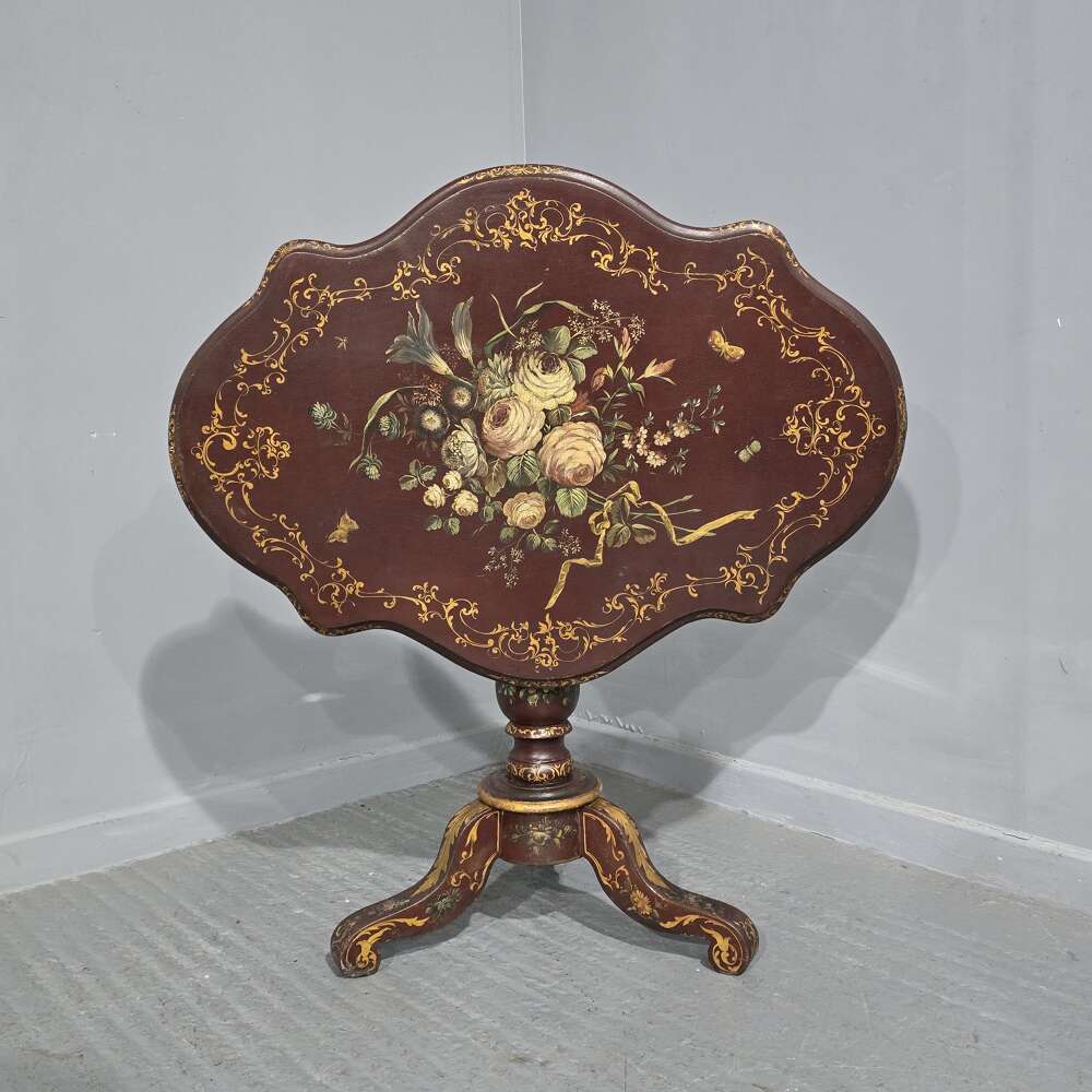 Superb Italian Painted Table 