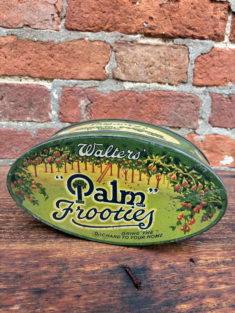Scarce palm frooties toffee tin