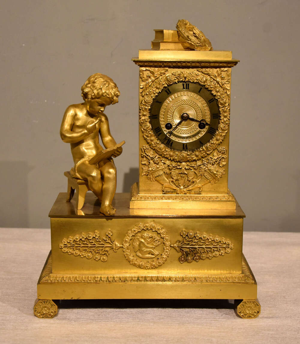 A French Empire Ormolu Mantel Clock
