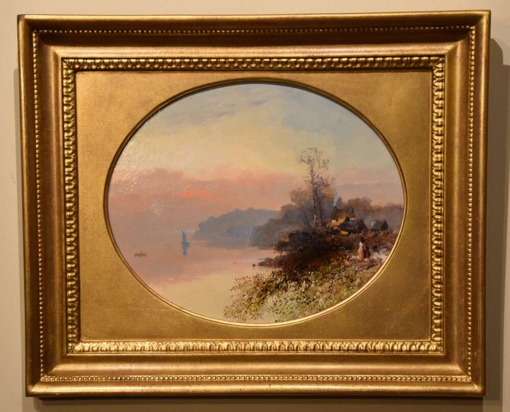 Oil Painting by Thomas Dingle Junior "Evening on The Coast"