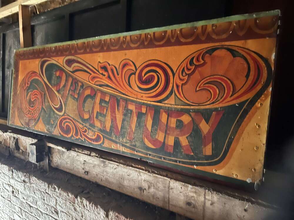 Original Handpainted Fairground Ride 21st Century Board Sign by Tate