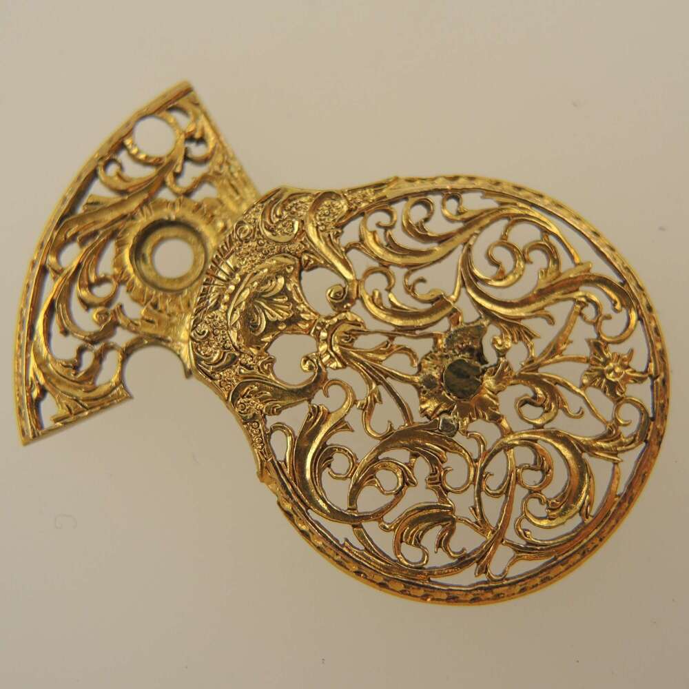 Georgian pocket watch balance cock c1790