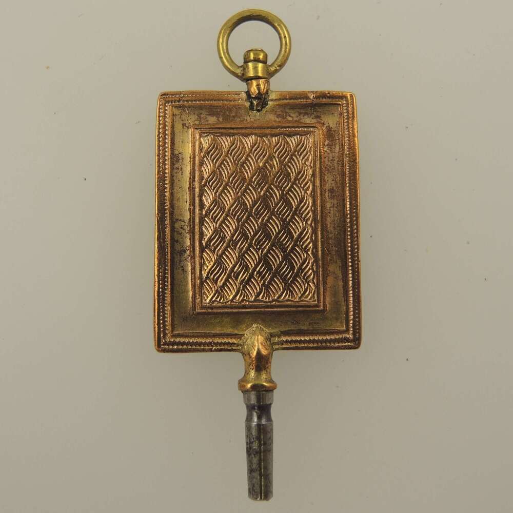 Early French pocket watch key c1810
