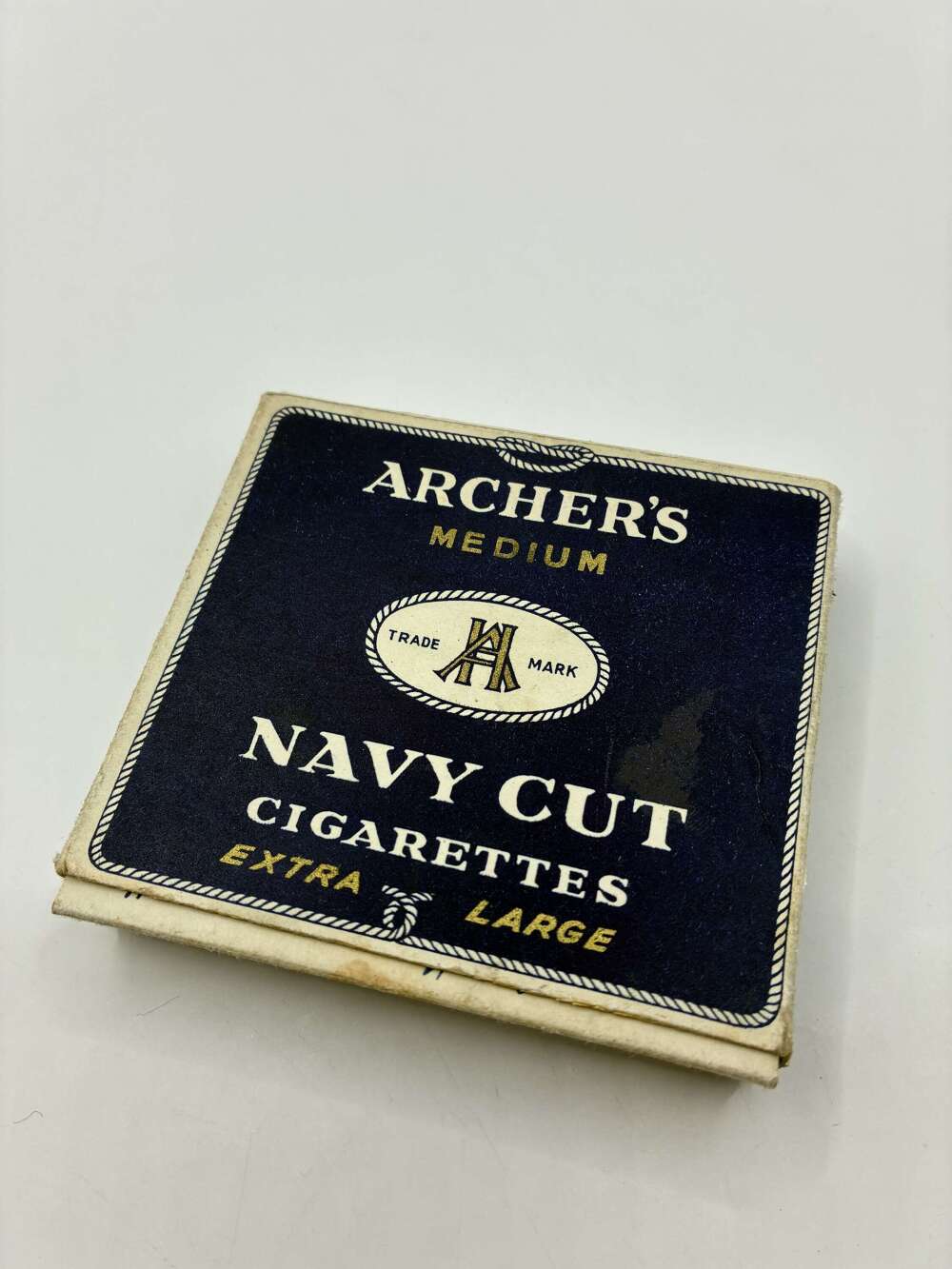 Archers navy cut cigarette packet