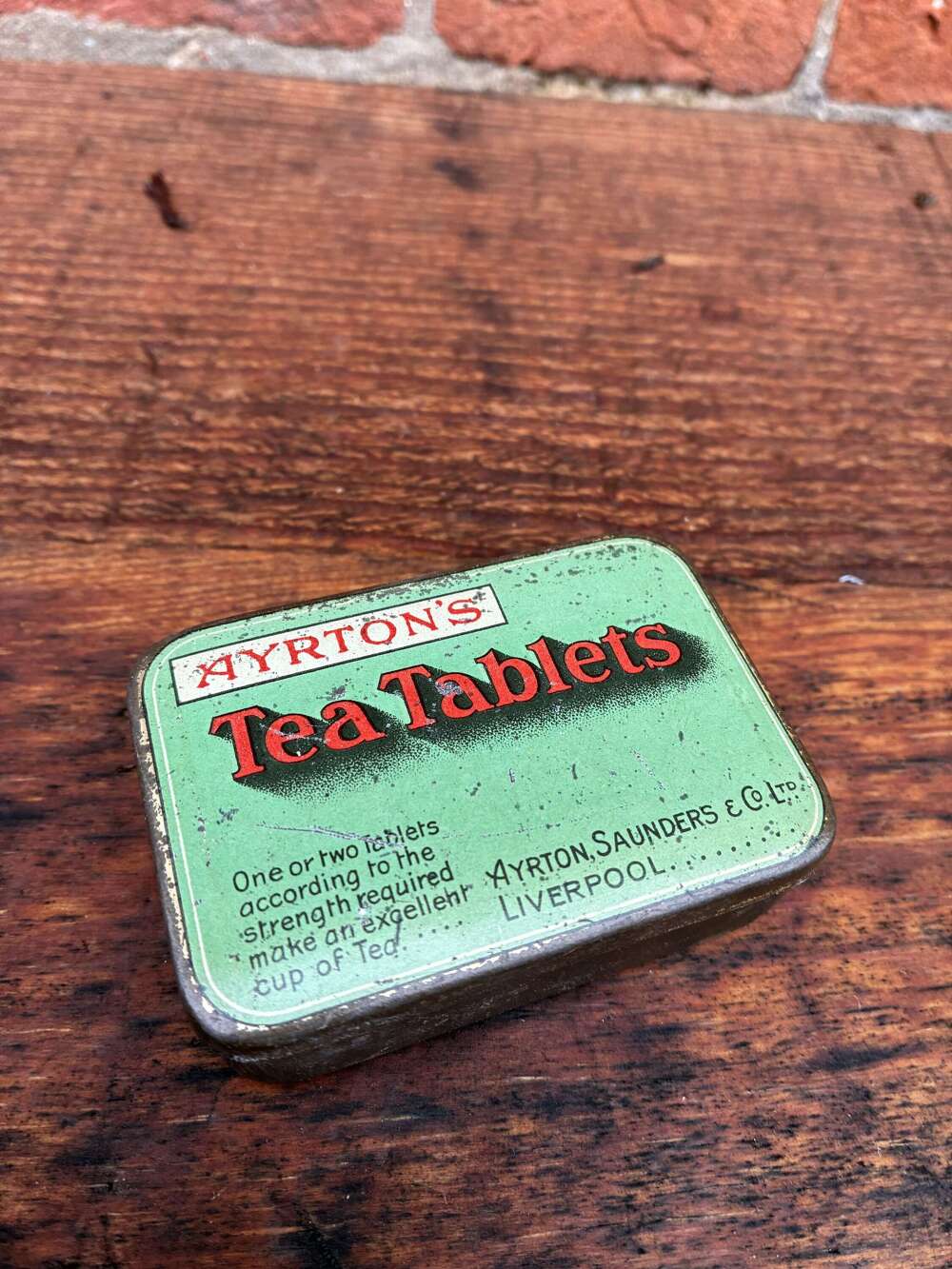 Ayrtons tea tablets tin