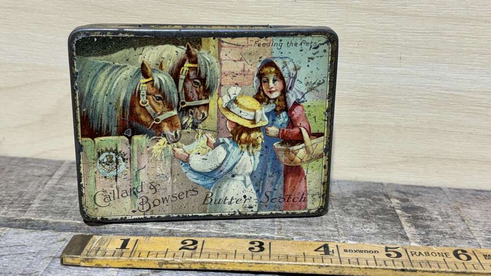 Callard & Bowser Horse & Pronto Children's Playbox Toffee Tin c1900s
