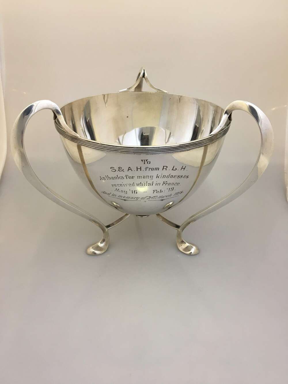 A Three Handled Loving Cup. London 1907.