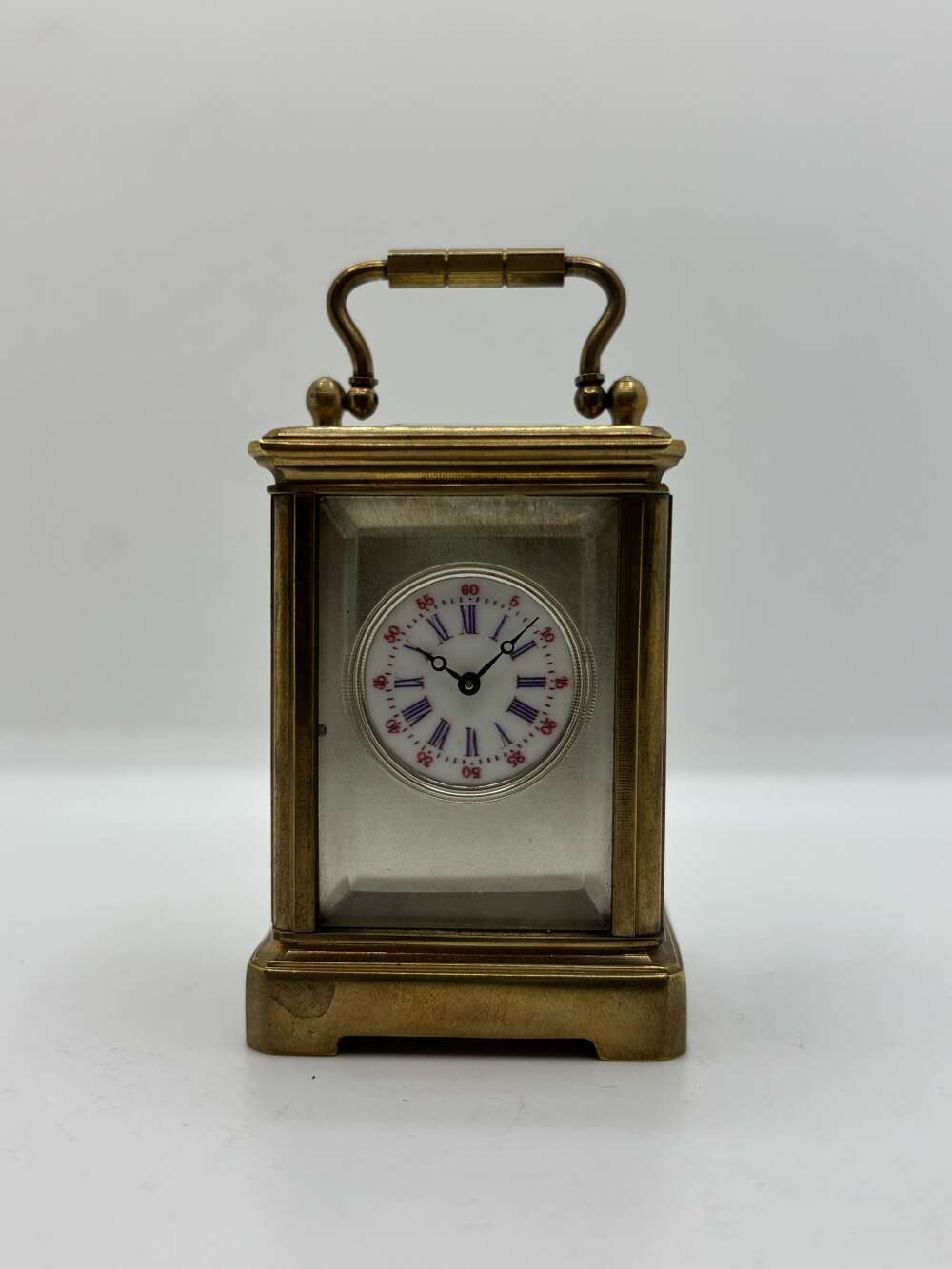 Miniature French carriage clock circa 1900
