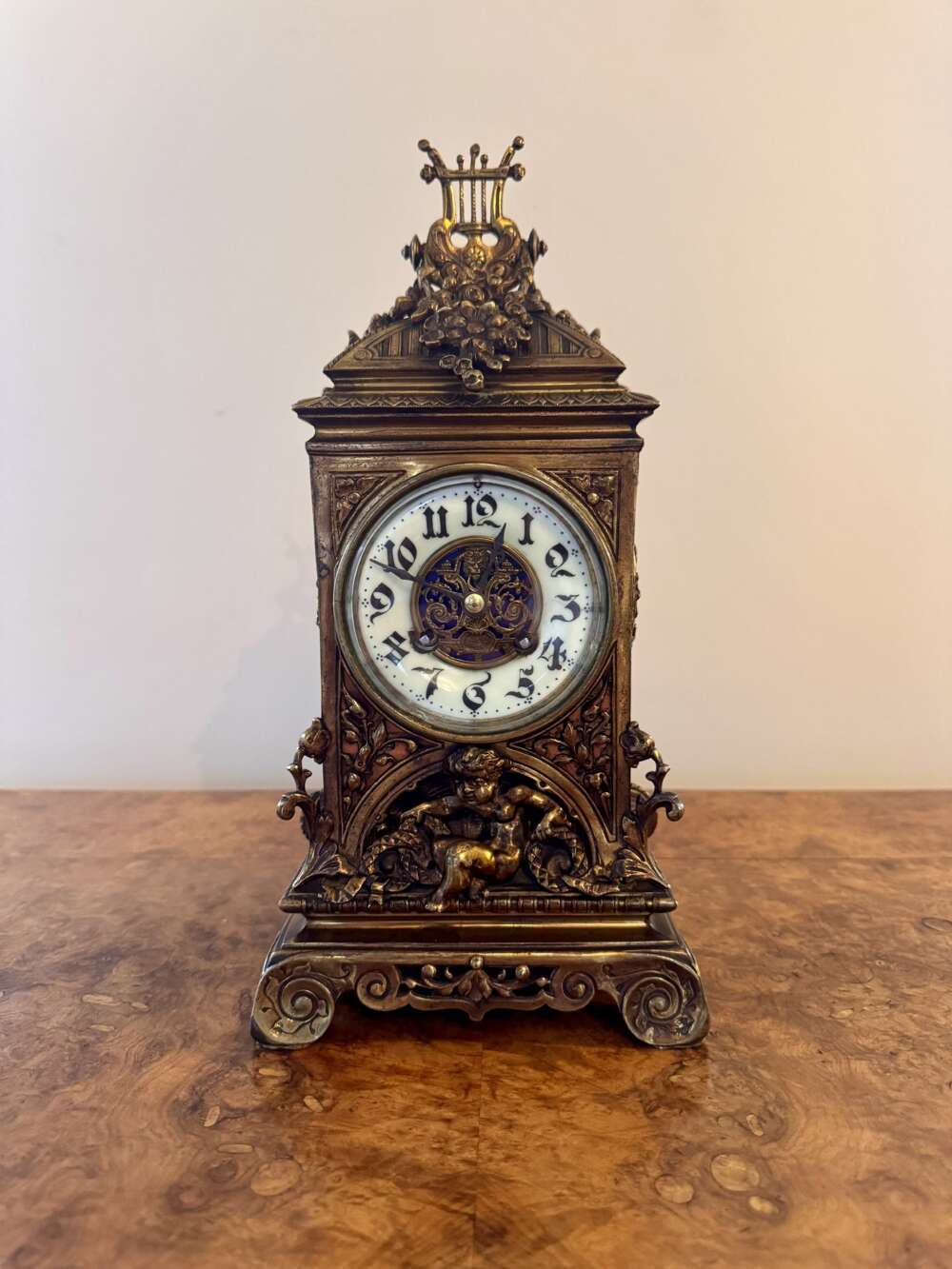 Magnificent Quality Antique Victorian Ornate Mantle Clock 