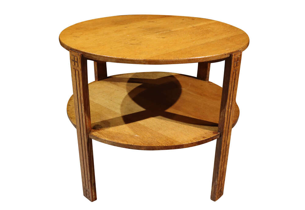 Art Deco Oak Coffee Table