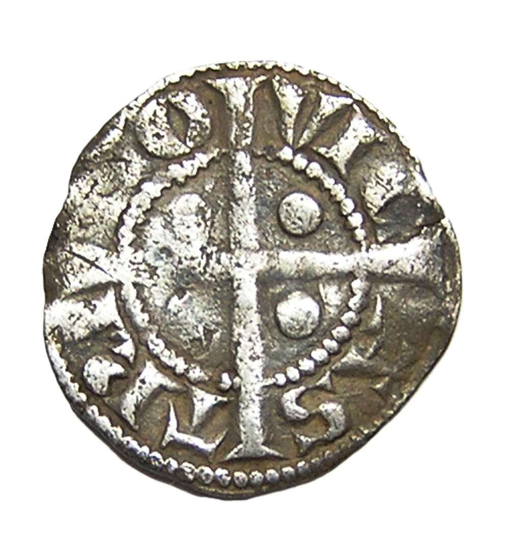 Medieval England King Edward Ist Silver Halfpenny of Newcastle Class 3e