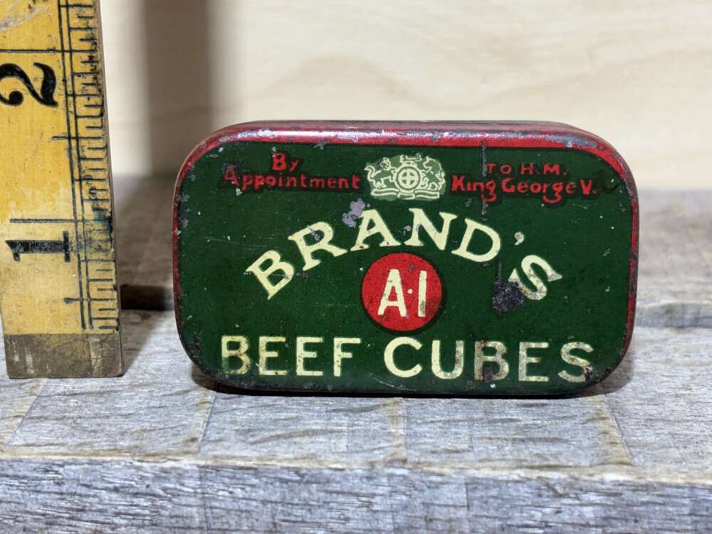 Unusual Brand's A1 Stock Cube Boullion Grocery Tin cl930s