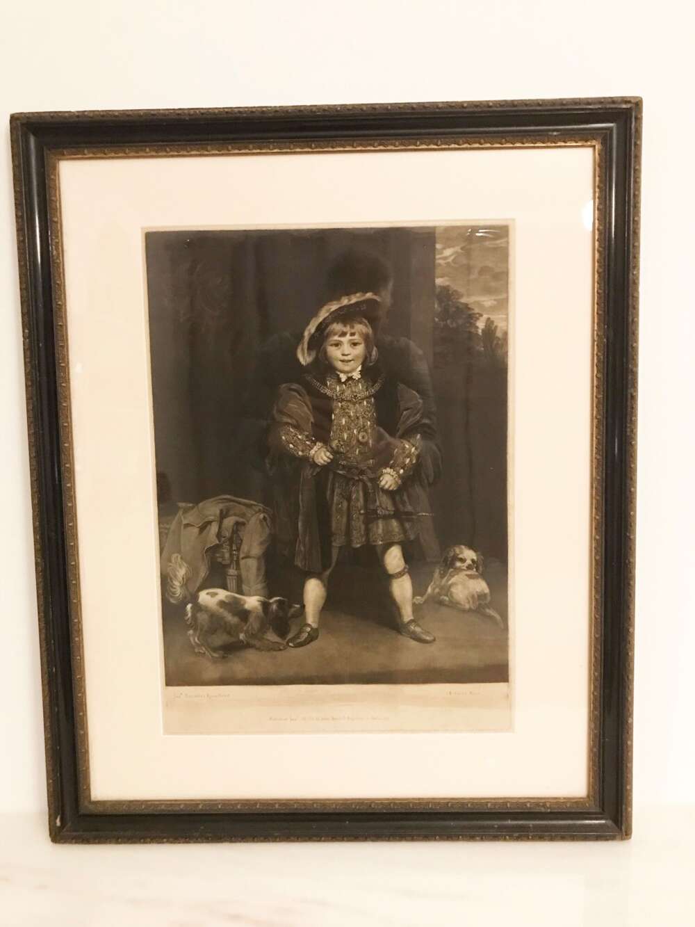 Mezzotint Master John Crewe As Henry VIII After Portrait Paintings By Sir Joshua Reynolds