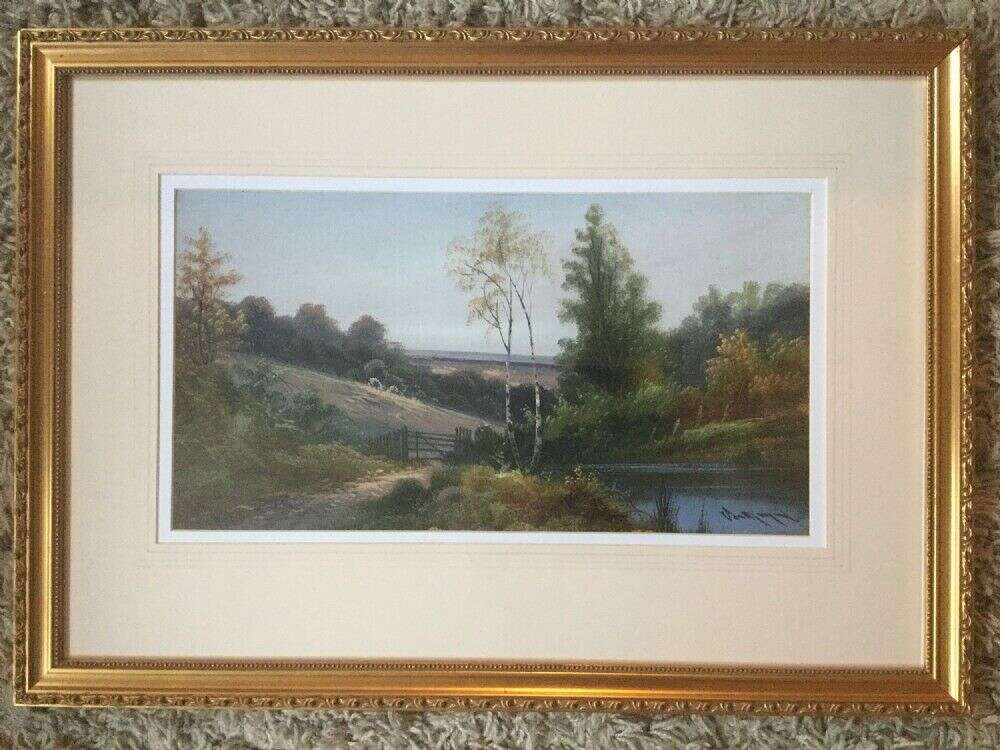Landscape Watercolour Painting English Countryside
