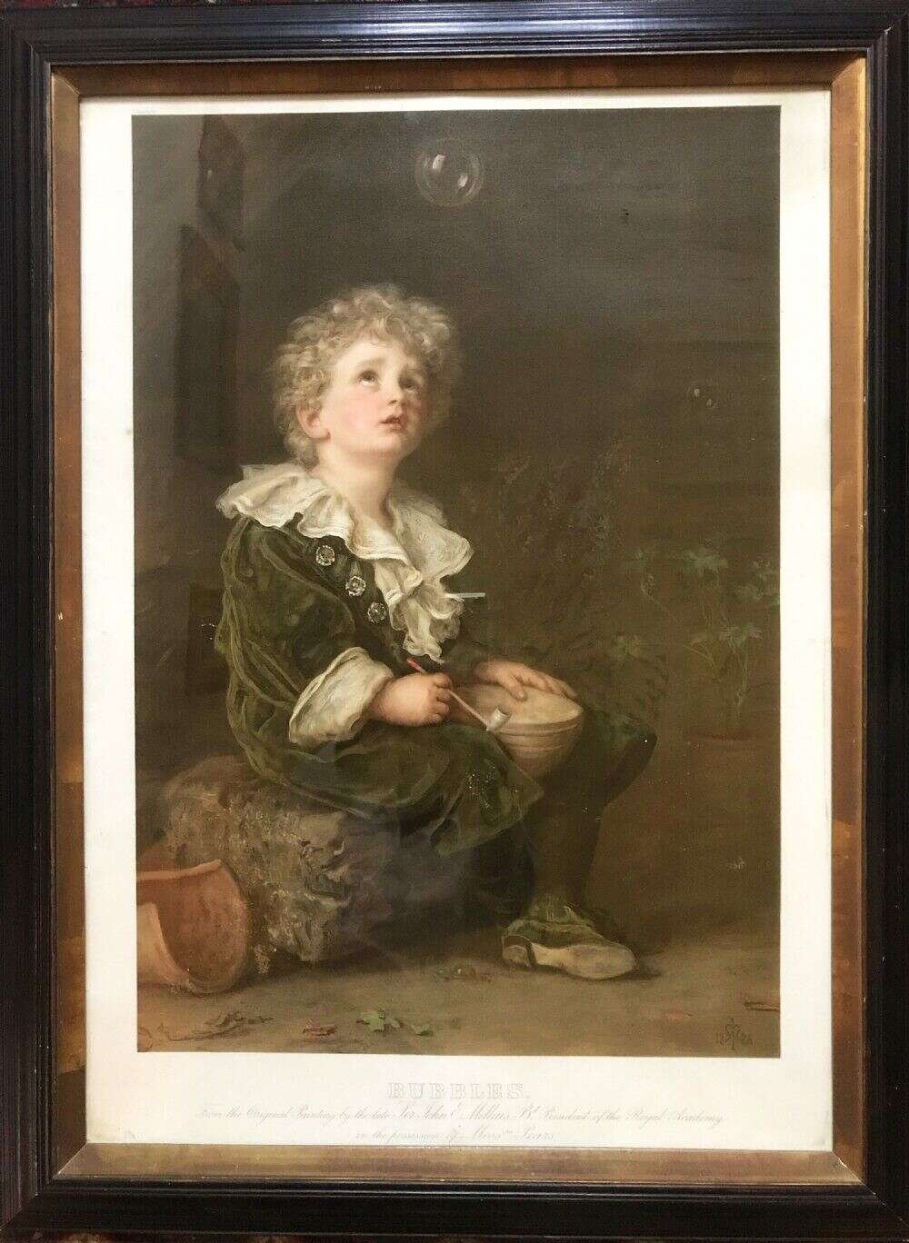 Bubbles Pears Print After John Everett Millais Antique Portraits